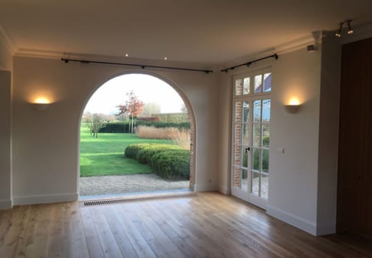 woonkamer wit schilderen