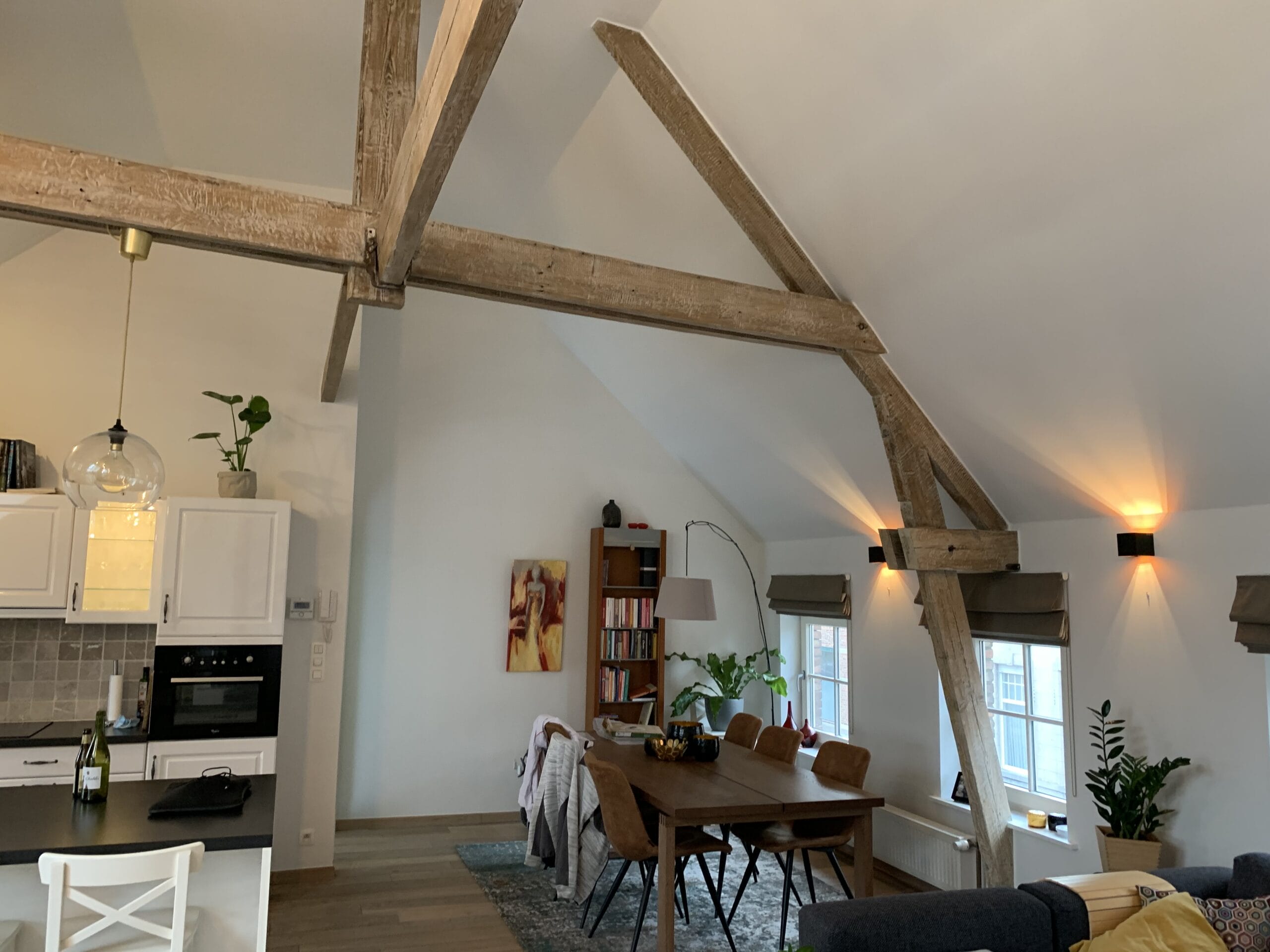 wit schilderen woonkamer